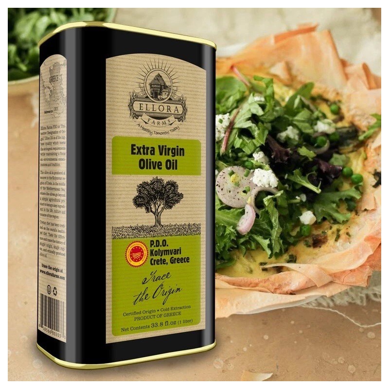 Ellora Farms, Greek Extra Virgin Olive Oil, Single Estate, 1