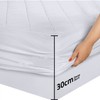 Cotton Comfort Bedding Quilted Mattress Protector Small Double 30cm Deep