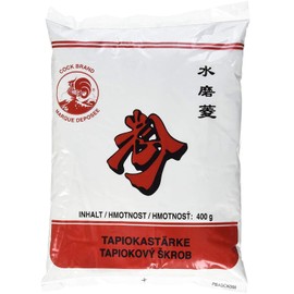 Cock Tapioca Starch + Glue Ice Flour 400 g Each for Making Many Asian Specialities (2 x 400 g)