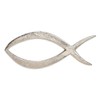 TEMPELWELT Decorative Pendant Decorative Symbol Ichthys Christian Fish 22 cm