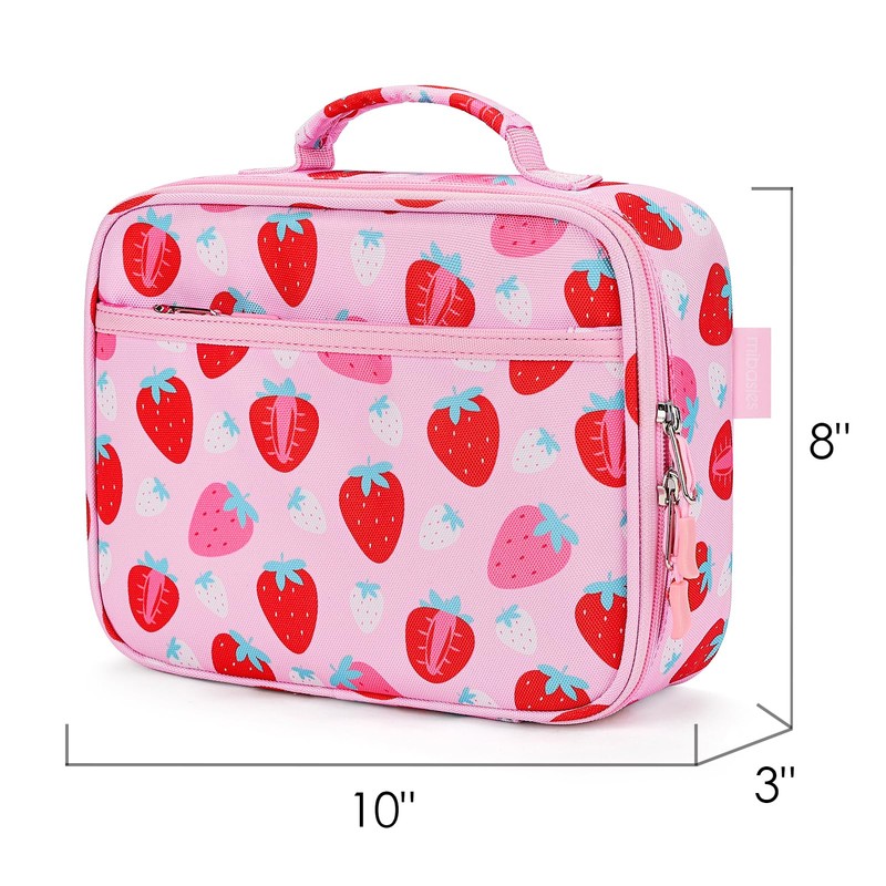 mibasies Kids Lunch Box for Girls Toddler, Insulated and Reusable