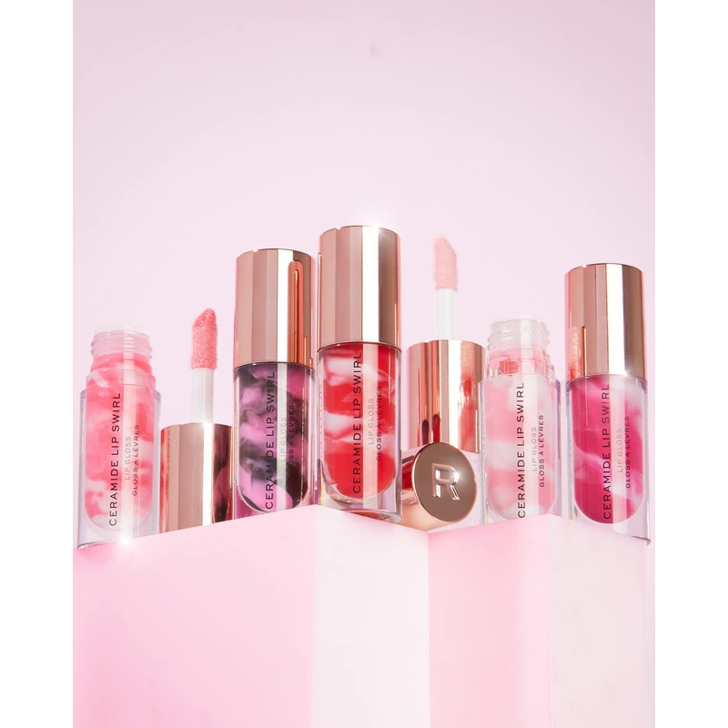 Makeup Revolution, Lip Swirl Ceramide Gloss, Lipgloss, Pure Gloss Clear,
