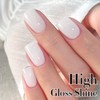 Double Rhythm Translucent Gel Polish Sheer Neutral Natural Light Milky