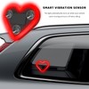 Sun Walker Heart-Shaped Car LED Ambient Light, Solar-Powered Love Heart