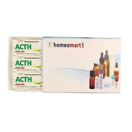 homeomart.com Adrenocorticotrophic (ACTH) Homeopathy Pellets (Pills) in 200C Potency, Pack of 3
