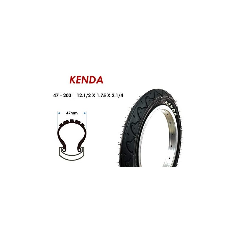 12.5 Inch Kenda 47-203 Bicycle Children's Trolley Scooter Tyre 12.5