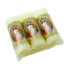 ValuueMax Divine Mercy Paschal Candle, 3 Pack, Yellow Wax, 3
