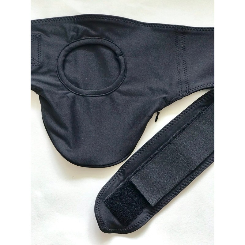 Azaory Vertical Stoma Belt, Ostomy Support, Stoma Bag Belt, Running