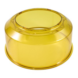 Upgraded Power Dome Replacement for NuWave Oven Pro Plus and for Elite Oven, Impact and Heat Resistant Transparent Amber Plastic Hood Cover, Easy to Clean Oven Dome