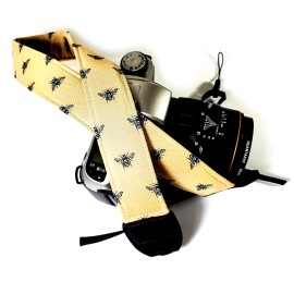 Unbranded Bees Camera Strap-Honey Bee Camera Strap -Double Padded Comfortable Camera