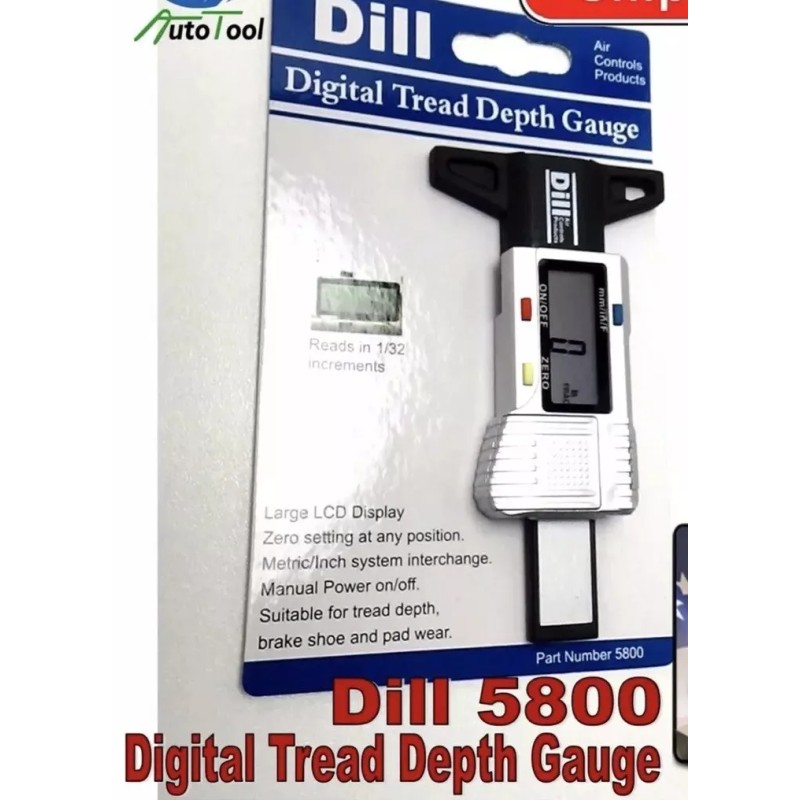 Dill Air Controls 5800 Digital Tread Depth Gauge