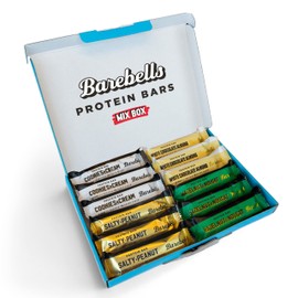 Barebells Proteinriegel – köstliche Eiweißriegel mit Schokolade – zuckerarm, 20 Gramm Protein, ohne Palmöl - Offizielle Mix Box 12 x 55gr
