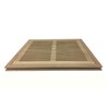 10 Inch x 10 Inch White Oak Hardwood Vent Floor