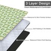 Checkered Blankets Waterproof Foldable,60''x80'' Portable Dual Layers Outdoor Travel Camping