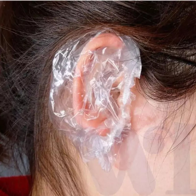 염색 잇템 이어캡 귀보호비닐 100P 귀비닐커버 기획전 Earring Back Stopper