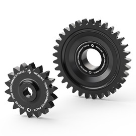 NICECNC Black Oil Pump Gears Compatible with KTM 450 SXF 450 XC-F 2016-2022 450/500 EXC F 2017-2023 500 XCF-W 2020-2022 450 SMR 2021-2022 Compatible with Husqvarna FC450 16-22 FE450 17-23,See Fitment