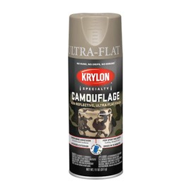 6-Pack of 11 oz Krylon K04291777 Fusion For Plastic Khaki Spray Paint Camouflage