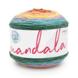 Lion Brand Yarn Mandala, Multicolor Yarn for Knitting, Crochet and Crafting, Doxy, 1 Pack