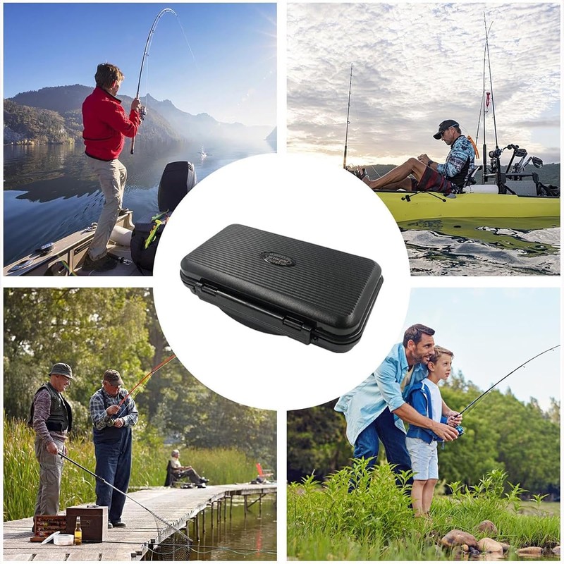 AIMALL Waterproof Fishing Tackle Box – Multi-Layer Fly Hook Storage