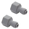 1/4" Push Fit to 3/4" BSP Tap Connector - Compatible