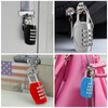 Hedume 8 Pack Combination Lock 4 Digit Padlock for School