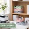 Hushee 12 Pcs Mini Pastel Plastic Storage Baskets with Lids