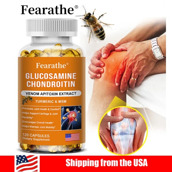Fearathe Glucosamine and Chondroitin High Strength Sulphate Turmeric MSM Complex