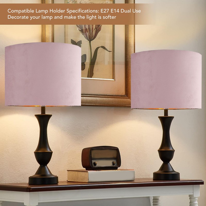 Oval Lamp Shade Cloth Lampshade E27 E14 Universal Use Modern