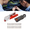 Coaxial Cable Crimper Wire Stripper Crimping Pliers with 20pcs F