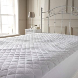 Aaf Textiles Double Quilted Mattress Protector Cover Extra Deep Fabric Skirt All Uk Size (Quilted Mattress Protector, Double)