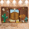 Western Party Supplies, Large Fabric Saloon Western Scene Setters for