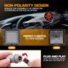 2 Pieces LED License Plate Light Assembly Lamp Replacement for