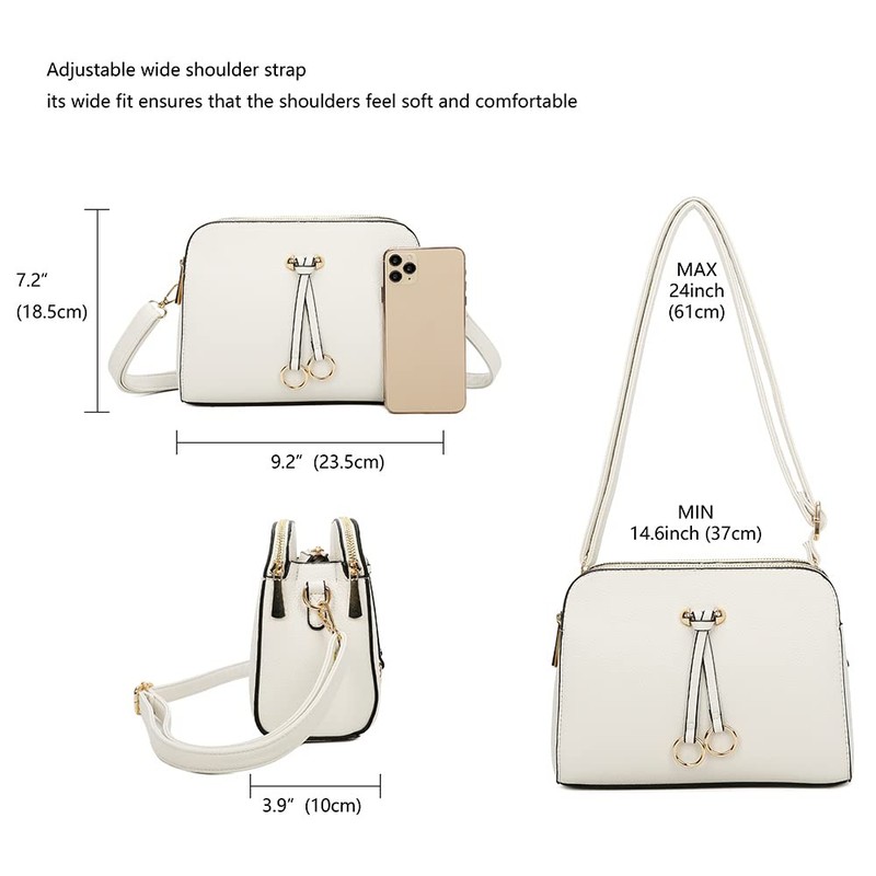 ELIOX - Women's Small Shoulder Bag - PU Leather Fixed