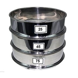 Aluminum Herbal Pollen Hash Extractor stackable sifter 25, 45, 75 Micron Screen