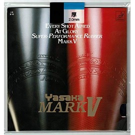 YASAKA Mark V Table Tennis Rubber (Black, 2.0mm)