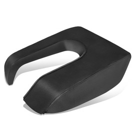 Auto Dynasty Center Console Armrest Cover Compatible with Toyota Tundra 14-19, Stitched Synthetic Vinyl Leather, Black