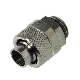 13/10mm (10x1,5mm) Anschraubtülle G1/4 - black nickel