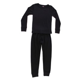 At The Buzzer Thermal Underwear Set for Boys 95362-Black-14/16