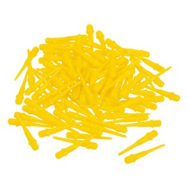 PATIKIL Plastic Dart Tips, Pack of 50, 2BA Thread, Soft Dart Tips, Plastic Tips, Soft Tip Dart Accessories, Yellow