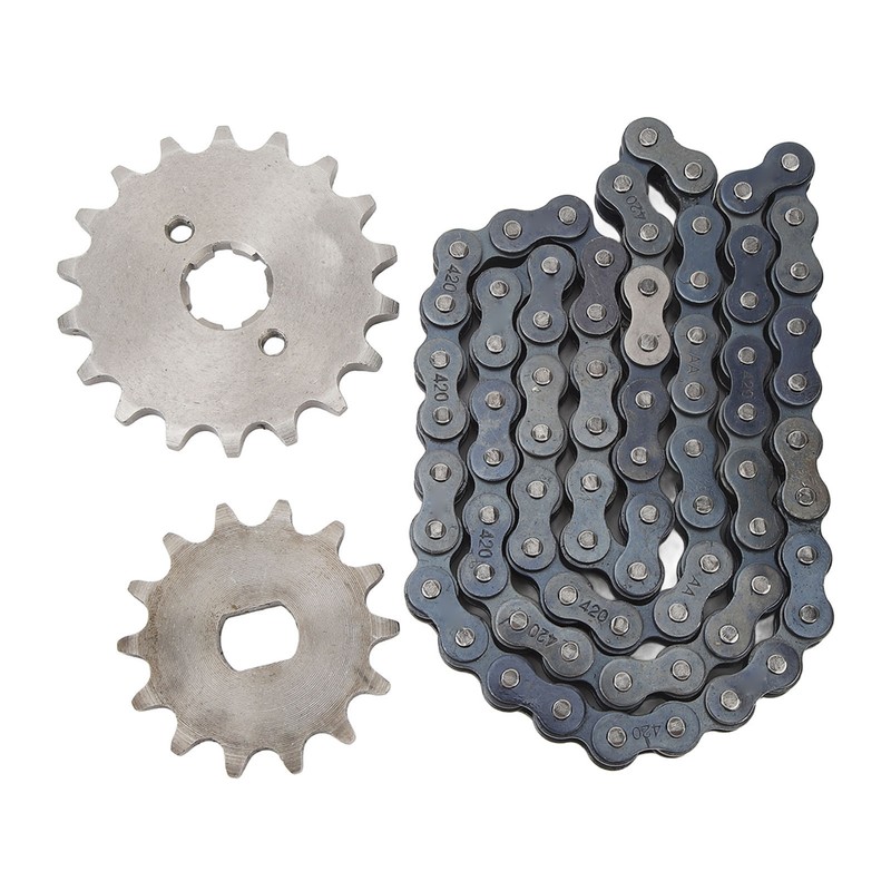 420 18T Front Engine Sprocket 420 60 Links Chain 14T