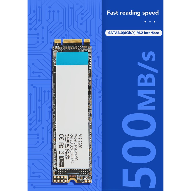 Internal Gaming SSD M.2 2280 SATA III 6Gb/s 3D TLC