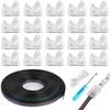 HOMELYLIFE 5 Pin RGBW LED Strip Connectors 10mm Solderless 20