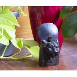 Discoveries Egyptian Imports - Sekhmet Bust Black - 4.5" - Made in Egypt