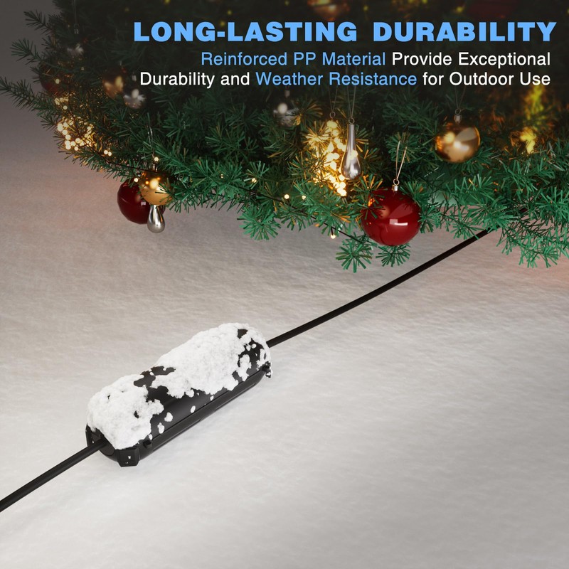 Flemoon [3 Pack] Outdoor Extension Cord Safety Cover with Waterproof
