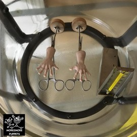 M00970 MOREZMORE 1pc Straight Forceps Hemostat Locking Serrated Tool 10" Tool for Ball and Socket Stop Motion Puppet Armature Humanly Posable Armature Parts HPA