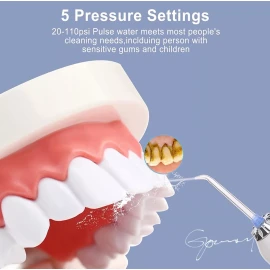 CORDLESS ORAL IRRIGATOR Irrigador Bucal Dental Portable Charging + Puntas Chorro