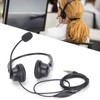 Binaural Headset Aluminum Shell Telephone Headset with Microphone and Audio