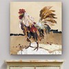 Renditions Gallery Country Rooster II Modern Artwork on Stretched Canvas