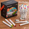 Shuttle Art 51 Colors Alcohol Markers, 50 Colors Dual Tip