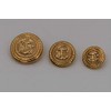 High-quality gold metal buttons, metal buttons with anchor, made in